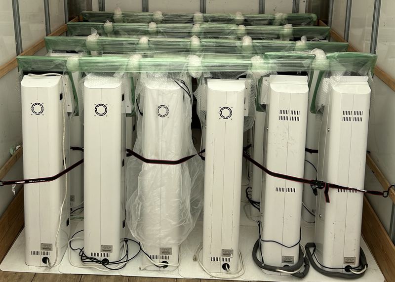Austin freestanding kiosks ready to ship